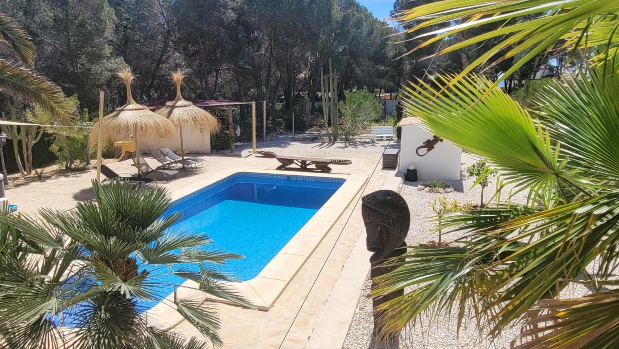 Casa Caledonia - Appartement Dans Villa Avec Jardin Arbore Et Piscine A 500 M De La Mer Benissa Esterno foto