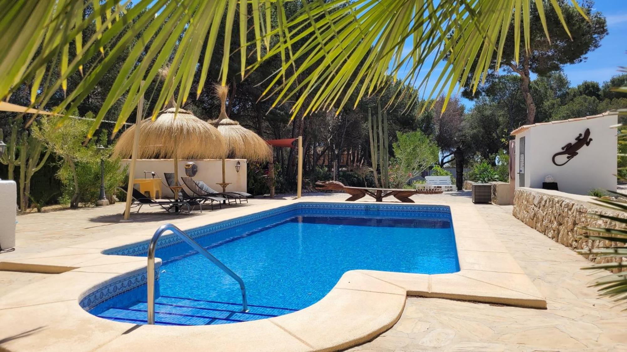 Casa Caledonia - Appartement Dans Villa Avec Jardin Arbore Et Piscine A 500 M De La Mer Benissa Esterno foto