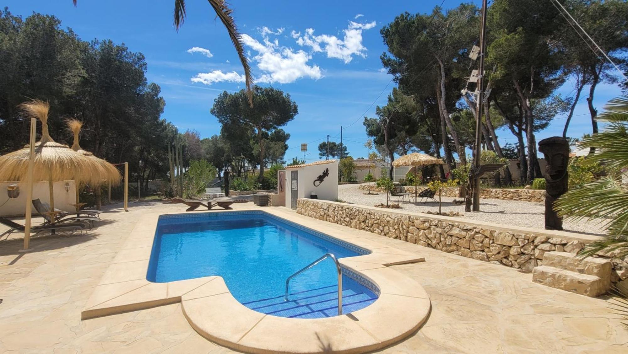 Casa Caledonia - Appartement Dans Villa Avec Jardin Arbore Et Piscine A 500 M De La Mer Benissa Esterno foto
